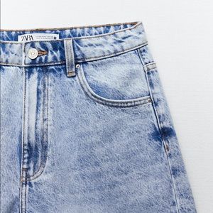Zara Denim Dad Shorts